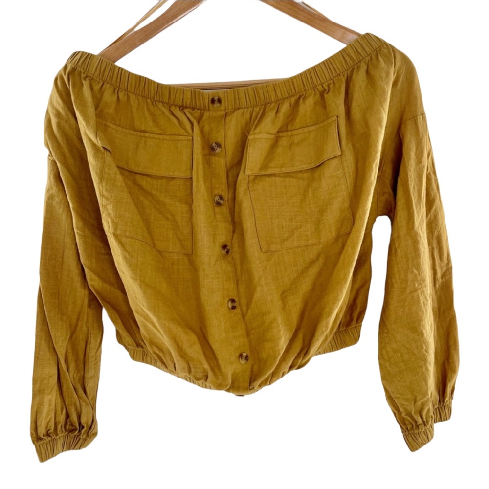 Rebels & Lovers crop top mustard
